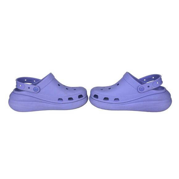 Crocs Mega Crush Clogs Platform Slip On Shoes Purple Womens 9 Comfort Retro - Picture 6 of 9